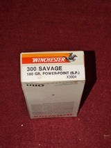 WINCHESTER SUPER X 300 SAVAGE - 1 of 3