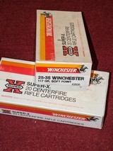 WINCHESTER SUPER X 25-35 2 FULL BOXES - 2 of 3