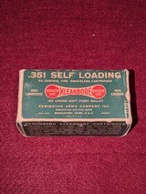 REMINGTON DOG BONE BOX 351 SELF LOADING