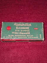 REMINGTON KLEANBORE HI -SPEED 219 ZIPPER