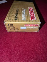 FEDERAL PREMIUM 470 NITRO EXPRESS FULL BOX - 2 of 3