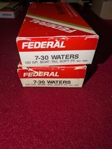 FEDERAL HI-POWER 7-30 WATERS 2 FULL BOXES - 1 of 2