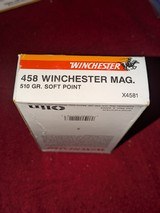 WINCHESTER SUPER-X 458 WINCHESTER MAG