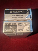 FEDERAL POWER-SHOK 300 SAVAGE 2 BOXES - 1 of 2