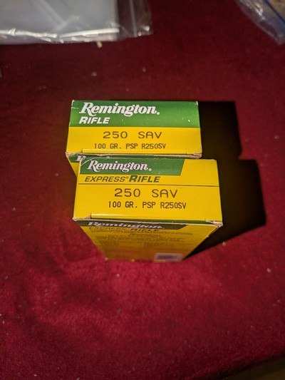 REMINGTON 250 SAVAGE 2 FULL BOXES