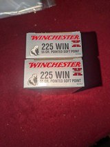 WINCHESTER 225 WIN. TWO FULL BOXES