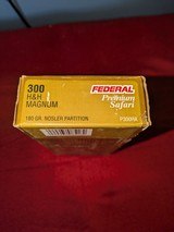 FEDERAL PREMIUM SAFARI 300 H&H MAGNUM