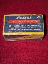 PETERS RUSTLESS 351 WINCHESTER SELF LOADING