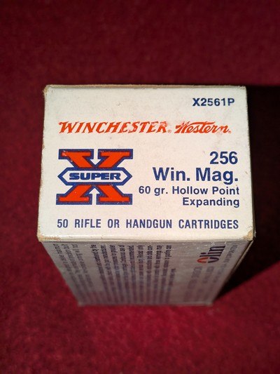 WINCHESTER SUPER X 256 WIN MAG