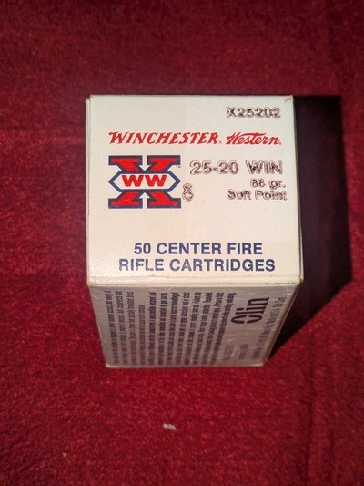 WINCHESTER WESTERN 25-20