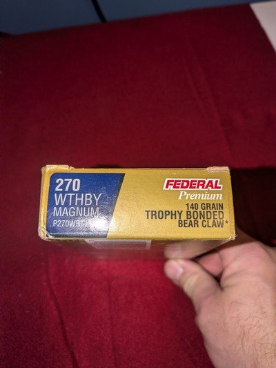 FEDERAL PREMIUM 270 WEATHERBY MAGNUM