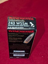 WINCHESTER 243 WSSM BALLISTIC SILVER TIP