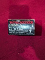 WINCHESTER 25 WSSM BALLISTIC SILVER TIP