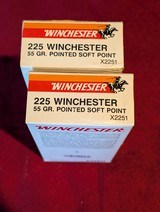WINCHESTER SUPER X 225 WINCHESTER AMMO - 1 of 3