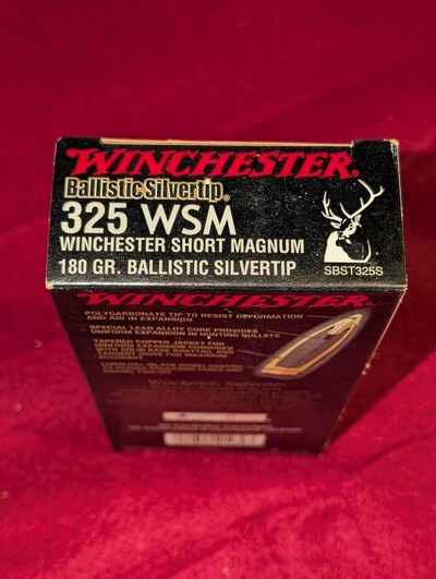 WINCHESTER 325 WSM BALLISTIC SILVERTIP - Image 1 of 3