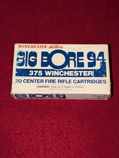 WINCHESTER BIG BORE 94 375 WINCHESTER - Image 1 of 3