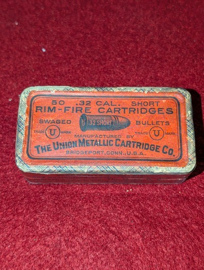 THE UNION METALLIC CARTRIDGE COMPANY 32 SHORT RIMFIRE - Image 1 of 5