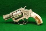 Smith and Wesson Model 60 Engraved Revolver .38 Special - 1 of 3
