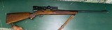 Winchester model 43 deluxe and 22 hornet with a period Lyman scope