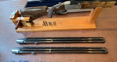 KRIEGHOFF K20 GOLD RENAISSANCE PROSPORTER 3 BARREL SET - Image 3 of 12