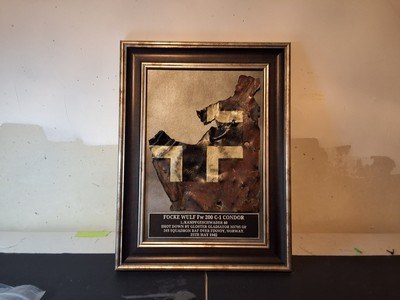 WW2 German Fighter Crash Relic