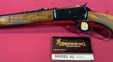 Browning Model 53 Deluxe Grade, Limited Edition, 32-20 WCF Lever Action - 6 of 20