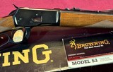 Browning Model 53 Deluxe Grade, Limited Edition, 32-20 WCF Lever Action - 3 of 20