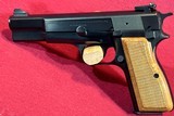 Browning Hi-Power Made in Belgium in 1975, Adjustable Sight, Exceptional Condition
