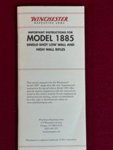 Winchester 1885 Limited Series BPCA Target Rifle, Caliber 45-70 - 18 of 20