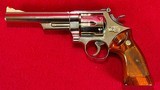 SMITH & WESSON MODEL 57 (no dash), 41 MAGNUM, NICKEL FINISH, 6