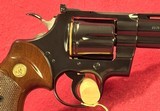 COLT PYTHON 357 MAGNUM, 4 INCH BARREL, ROYAL BLUE, MADE 1974 - 8 of 20