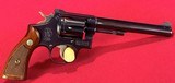 BEAUTIFUL SMITH & WESSON K-22 MASTERPIECE in ORIGINAL GOLD BOX * MADE in 1948 * 22 LR - 5 of 20