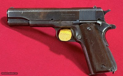 WW II REMINGTON RAND 1911 A1 PISTOL .45 ACP * Made in 1945