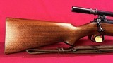 WINCHESTER MODEL 52, 22 LR, MADE in 1937, With LYMAN 12X TARGETMASTER SCOPE - 2 of 20