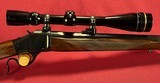 BROWNING MODEL
1885 SINGLE SHOT, 22-250 with LEUPOLD 6.5-20X VARI-X III SCOPE - 4 of 20