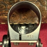 CARL ZEISS JENA RIFLE SCOPE marked Zielsechs Nr. 7713 about 8 Power Magnification, with Case and Stith Mount - 15 of 19