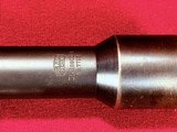 CARL ZEISS JENA RIFLE SCOPE marked Zielsechs Nr. 7713 about 8 Power Magnification, with Case and Stith Mount - 2 of 19