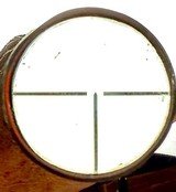 CARL ZEISS JENA RIFLE SCOPE marked Zielsechs Nr. 7713 about 8 Power Magnification, with Case and Stith Mount - 4 of 19