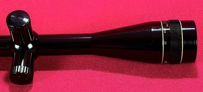 LEUPOLD 12X TARGET/VARMINT SCOPE in HIGH GLOSS BLACK with FINE PLEX RETICLE - Image 6 of 11