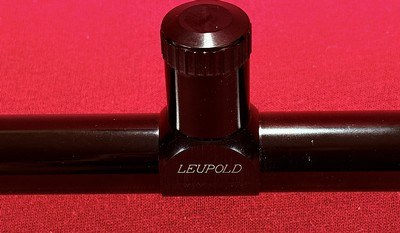 LEUPOLD 12X TARGET/VARMINT SCOPE in HIGH GLOSS BLACK with FINE PLEX RETICLE - Image 3 of 11
