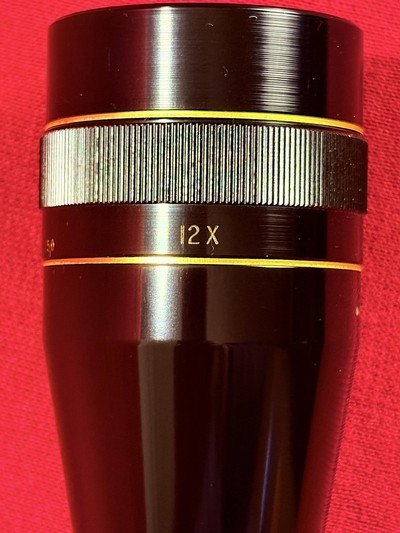 LEUPOLD 12X TARGET/VARMINT SCOPE in HIGH GLOSS BLACK with FINE PLEX RETICLE - Image 11 of 11