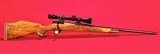 WEATHERBY VANGUARD 7MM REM. MAG. with REDFIELD WIDEVIEW 3-9 SCOPE, PRETTY WOOD - 1 of 20