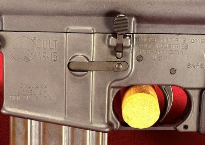 COLT AR-15 SP1, PRE-BAN, TRIANGLE FOREND, SEMI-AUTO, .223 REM. EXCELLENT CONDITION - Image 11 of 20