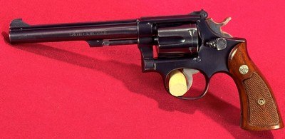 BEAUTIFUL SMITH & WESSON K-22 MASTERPIECE in ORIGINAL GOLD BOX, 22 LR, 1948 PRODUCTION - Image 2 of 20