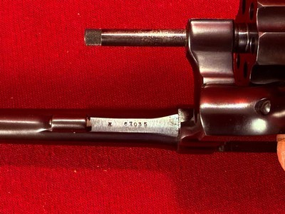 BEAUTIFUL SMITH & WESSON K-22 MASTERPIECE in ORIGINAL GOLD BOX, 22 LR, 1948 PRODUCTION - Image 14 of 20