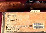 AS NEW IN BOX! HARRINGTON & RICHARDSON MODEL 12, TARGET RIFLE, U.S. MARKED, 22 LR SINGLE SHOT - Image 20 of 20
