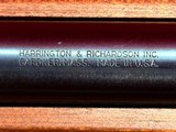 AS NEW IN BOX! HARRINGTON & RICHARDSON MODEL 12, TARGET RIFLE, U.S. MARKED, 22 LR SINGLE SHOT - Image 8 of 20