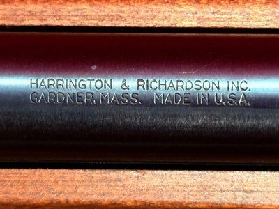 AS NEW IN BOX! HARRINGTON & RICHARDSON MODEL 12, TARGET RIFLE, U.S. MARKED, 22 LR SINGLE SHOT - Image 8 of 20