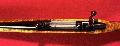 WEATHERBY VANGUARD, EARLY MODEL, HIGH POLISH BLUE, VERY FANCY STOCK, 7MM Remington Magnum - Image 14 of 20