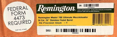 REMINGTON 700 ULTIMATE MUZZLELOADER, 50 CAL. NEW IN BOX - Image 20 of 20